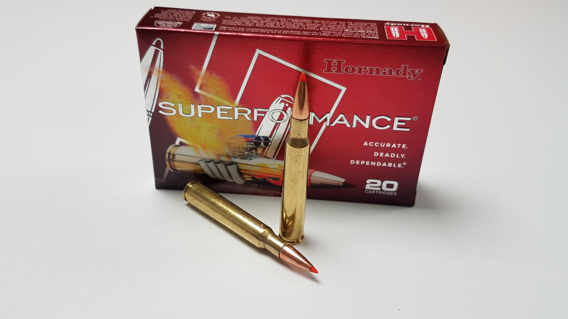 CARTOUCHES HORNADY SST CAL 7X64 162 GR