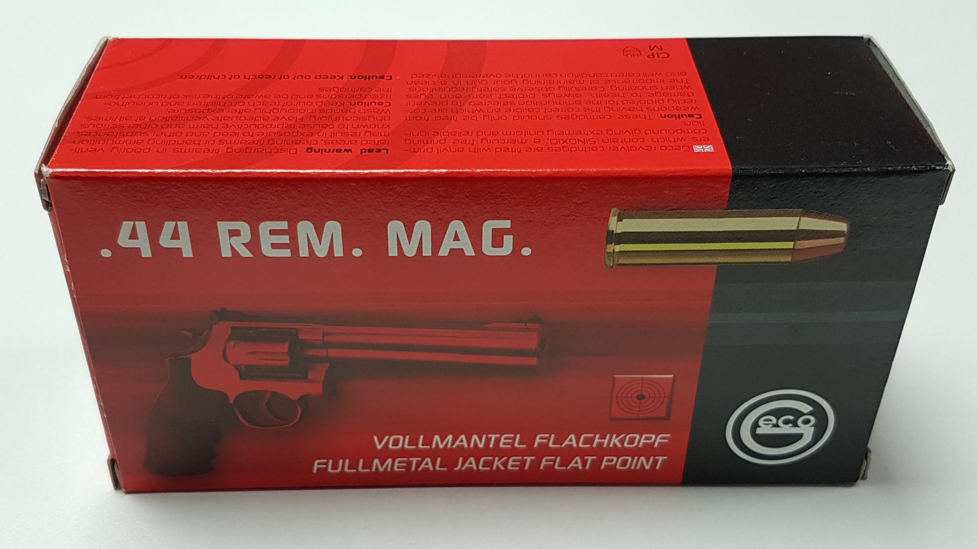 CARTOUCHES .44 MAGNUM 230 GR FMJ / FLAT