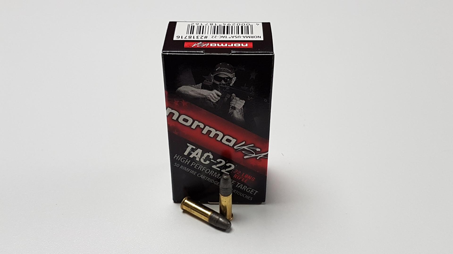 CARTOUCHES .22 LR TAC-22 ( HIGH PERFORMANCE ) 40 GR LRN