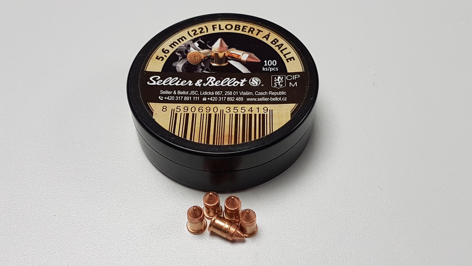 CARTOUCHES SELLIER &#38; BELLOT .22 FLOBERT A BALLE