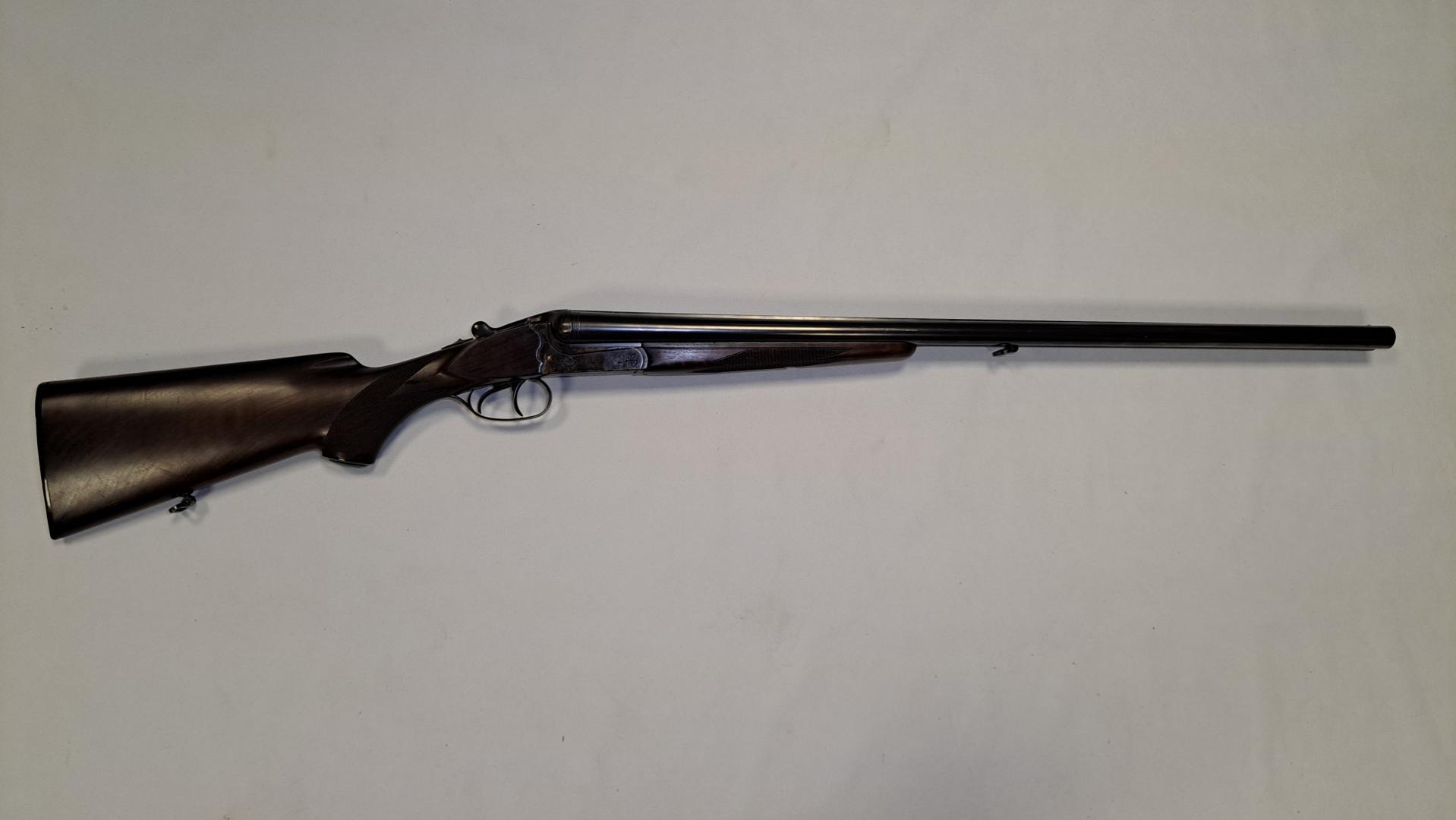 FUSIL MERKEL 40 E CAL 12/70 CANON 71 CM (  EPREUVE BILLE ACIER )
