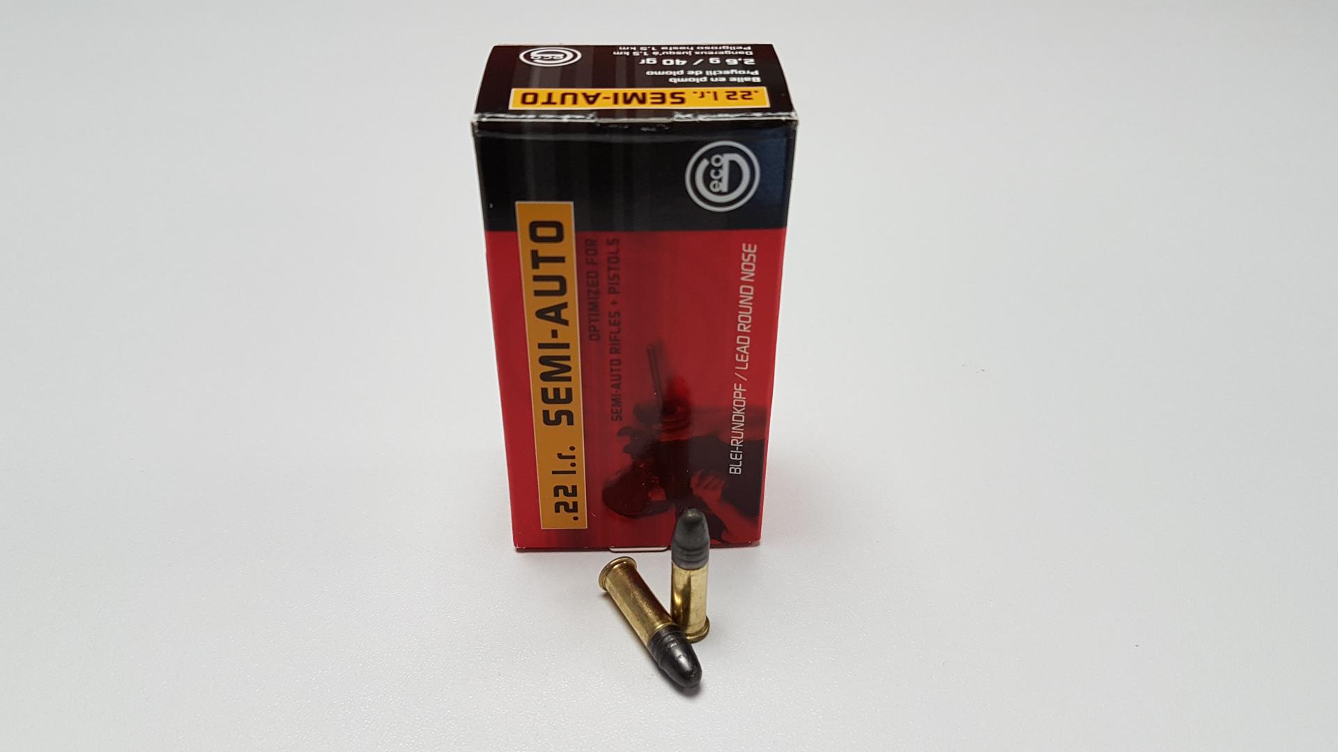 CARTOUCHES GECO SEMI-AUTO CAL 22 LR